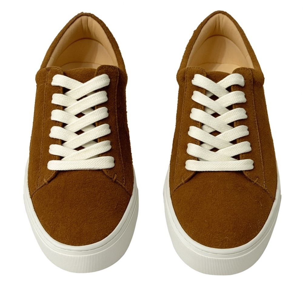 Frye Brown Suede Ivy Low Top Sneakers Size 9